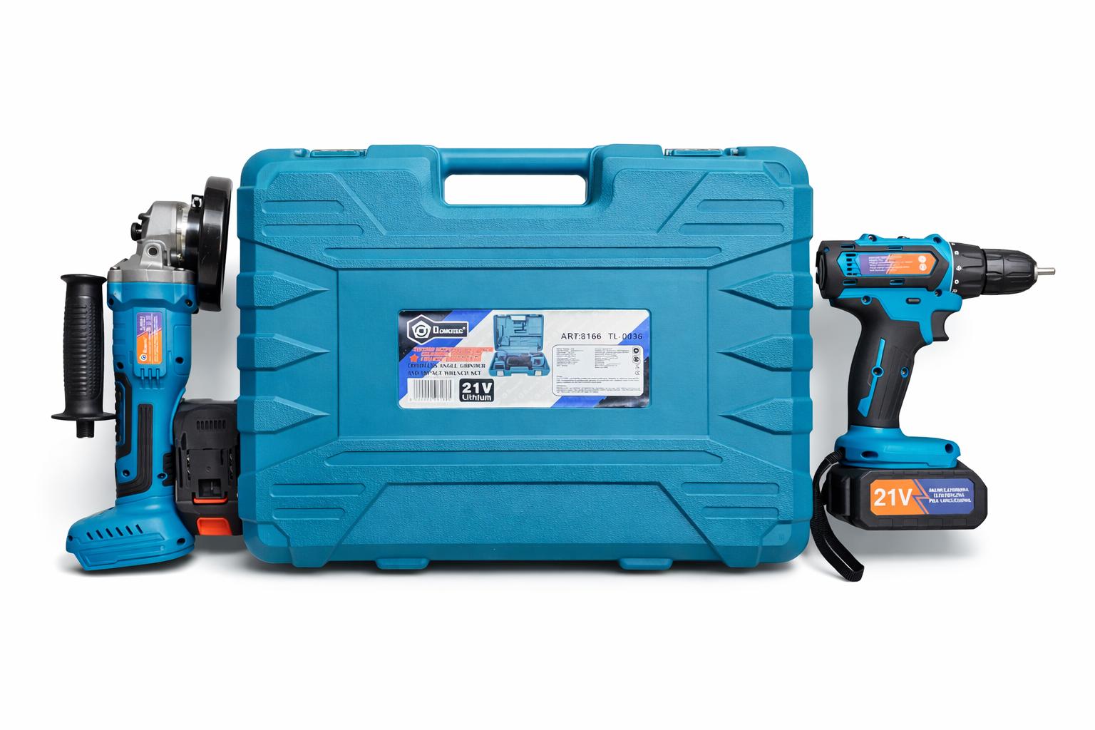 Akku-Mini-Kettensäge mit Zubehörset